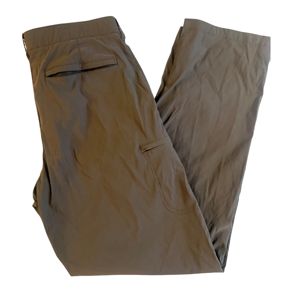 Unionbay UB Tech Mens 36x32 Brown Stretch Nylon Outdoor Travel Hiking Pants
